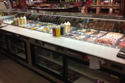 Low Food Prep Sandwich Display Case - Borgen Systems